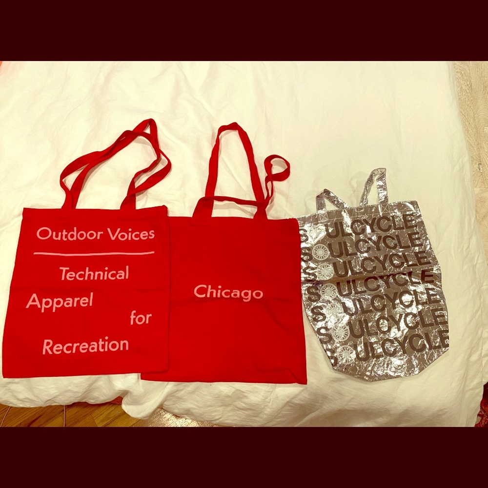 Reusable bags - outdoor voices and soul cycle